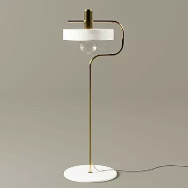 Aloa Blanca: Stylish Table Lamp by Aromas Factory 3D model image 1 