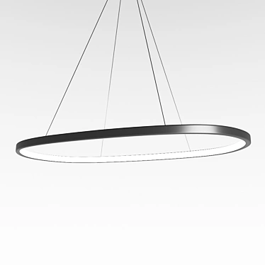 Inodesign Selle Black Pendant Light 3D model image 1 