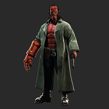 Hellboy: Legendary Comic Hero 3D model image 1 