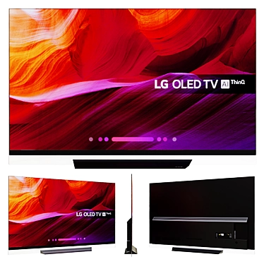 LG OLED 4K Ultra HD HDR TV 3D model image 1 