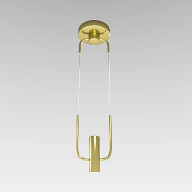 Inodesign Tapi Tap: Modern Brass Pendant Light 3D model image 1 