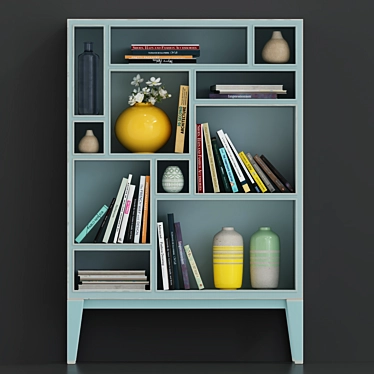 Compact Cabinet with Filling 3D model image 1 