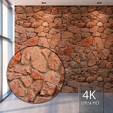 Seamless Natural Stone Texture 3D model image 1 