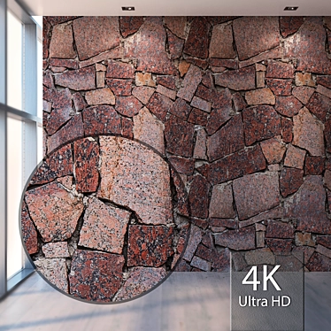 Title: Seamless Granite Texture - High Resolution & Detailed 3D model image 1 