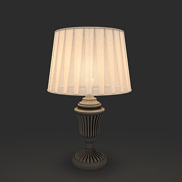 Elegant Bedside Illumination 3D model image 1 