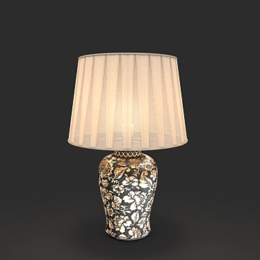 Modern Ambient Bedside Lamp 3D model image 1 