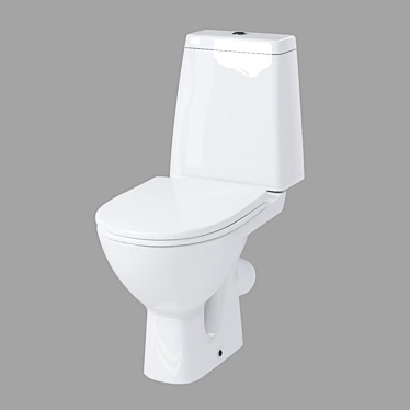 GRANTA 031 Compact Toilet: Duraplast, Lifting 3D model image 1 