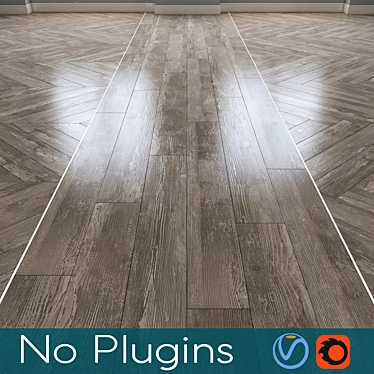 Elegant Floor 254: A Versatile Flooring Solution 3D model image 1 