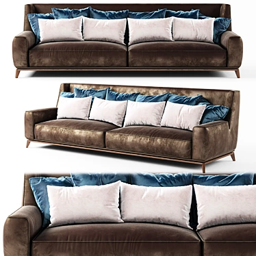 Sophisticated Vibieffe 430 Opera Sofa 3D model image 1 