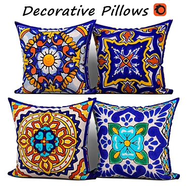 WholesaleSarong Decorative Pillows Set 3D model image 1 