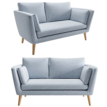 Scandi Comfort: FINYA Jane Sofa 3D model image 1 