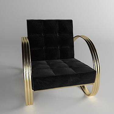 Modern Domani Chair, Loft Style 3D model image 1 