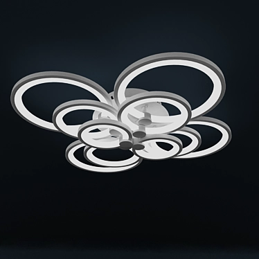 Federica 388 LED Ceiling Lamp 3D model image 1 