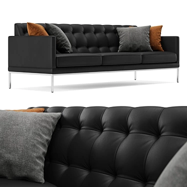 Modern Office Sofa 3D model image 1 