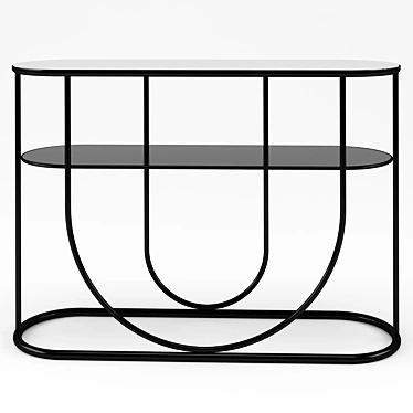 Elegant Aisle Console Table 3D model image 1 