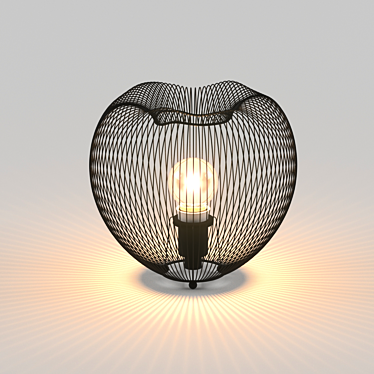 Zuma Cage Table Lamp: Sleek & Stylish Lighting 3D model image 1 