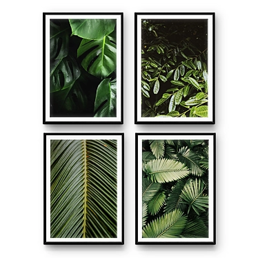 Tropical Leaves Set 27 3D model image 1 