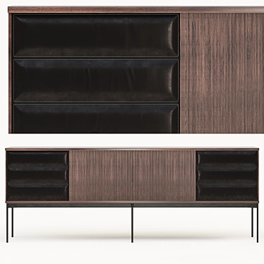 Ritzwell Jabara Medium Sideboard - Sleek and Functional 3D model image 1 