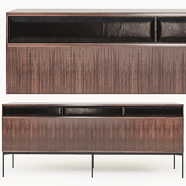 Modern Minimalist Ritzwell Jabara Sideboard 3D model image 1 