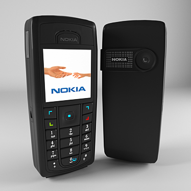 Poly-rich Nokia 6230: 189k polygons 3D model image 1 