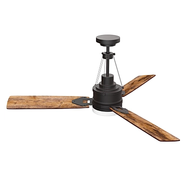 Cool Breeze Ceiling Fan 3D model image 1 