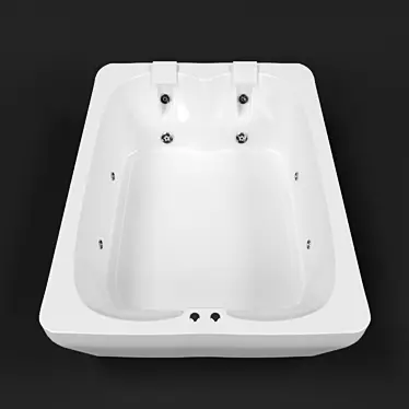 Luxurious Jacuzzi Cetra: Perfect for Relaxation 3D model image 1 