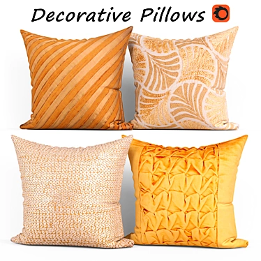 365 Days of Style: Decorative Pillows Set 3D model image 1 