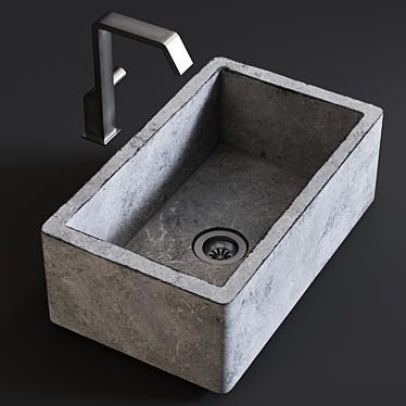 Modern Farmhouse Sink Mixer 3D model image 1 