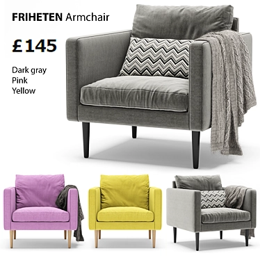 Transform Your Space with Ikea Friheten 3D model image 1 