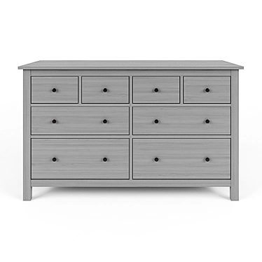 Hemnes 160cm | 3-Drawer Chest 3D model image 1 