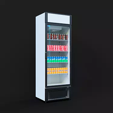 Capri 0.7 Mini Fridge | Compact and Efficient 3D model image 1 