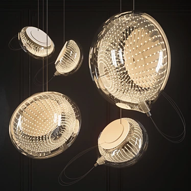 Contemporary Hanging Lights - Bocci 76 3D model image 1 