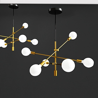 Elegant Chandelier: 3dsmax 2011 with obj format 3D model image 1 