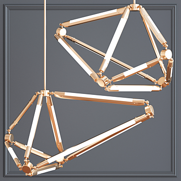 Stylish Loft Lighting Solution 3D model image 1 