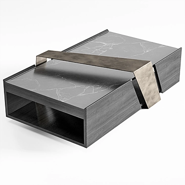 Sleek Shake Coffee Table 3D model image 1 