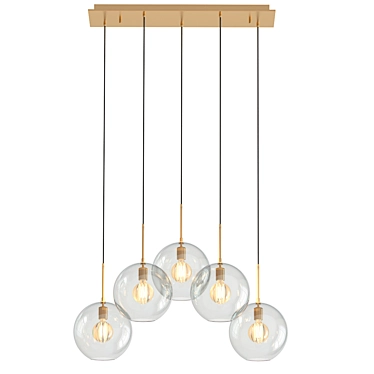 Luminous Elegance: Chandelier Tango 5 Light 3D model image 1 