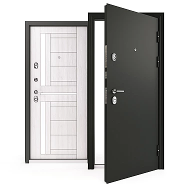 Torex Ultimatum MP: Stylish Steel Apartment Door 3D model image 1 