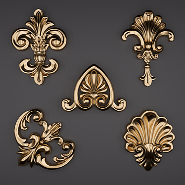 3D TrimOrnaments Pack 3D model image 1 