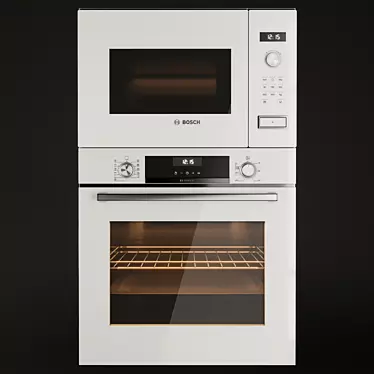 Bosch Oven Set: Precision Cooking 3D model image 1 