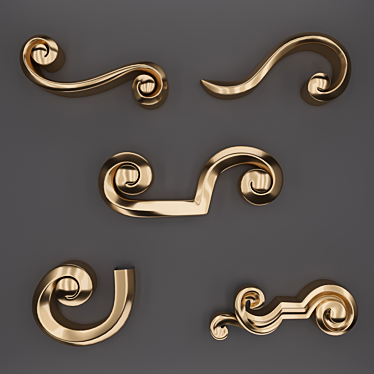 3D Trim Ornament Pack 3D model image 1 