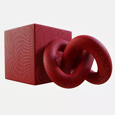 Perforated Leather Material - Texture Set 3D model image 1 