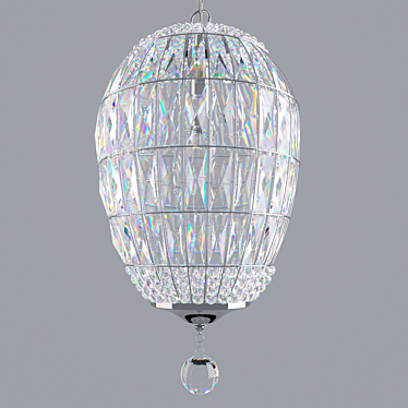 Elegant Tiffany Chandelier 3D model image 1 