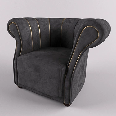 Elegant Angela Chair: Stylish and Comfortable 3D model image 1 