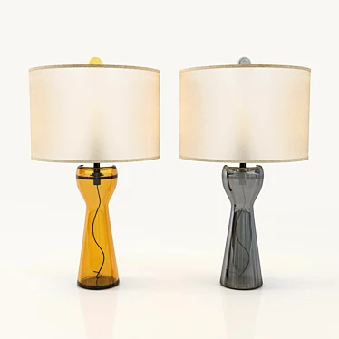 Elegant Nico Table Lamp by Seguso 3D model image 1 