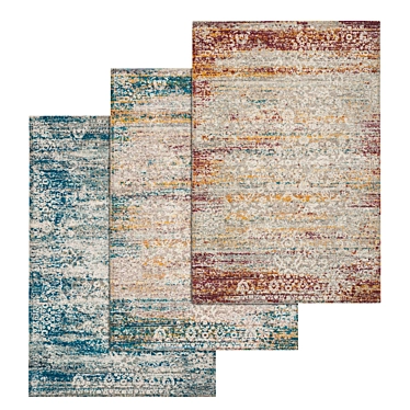 Premium Carpet Set: High-Quality Textures, Multiple Variants 3D model image 1 