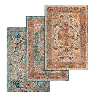 Luxury Carpet Set 3D model image 1 