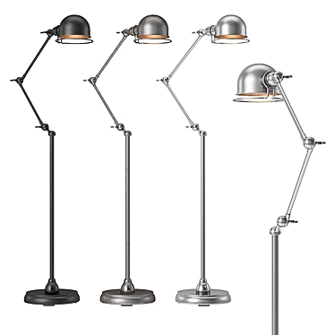  RH Atelier Task Floor Lamp: Modern Elegance for Any Space 3D model image 1 