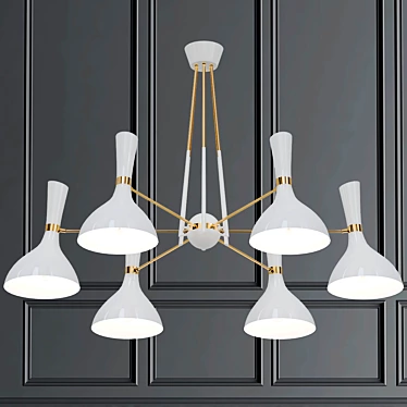 Modern Helsinki Pendant Light 3D model image 1 