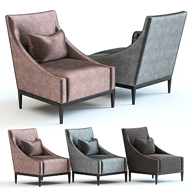 Valera Armchair: Stylish, High-Detailed Design 3D model image 1 