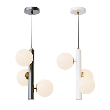 Scandinavian Style Pendant Lamp: Lampatron HAKON A 3D model image 1 